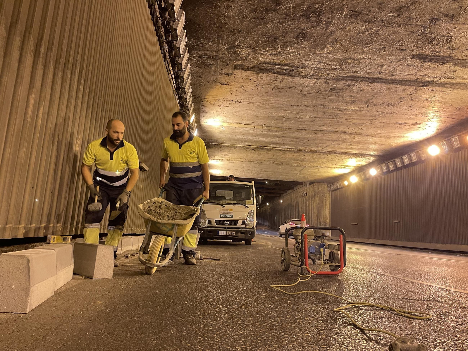 Reforma de paso inferior en Sevilla
