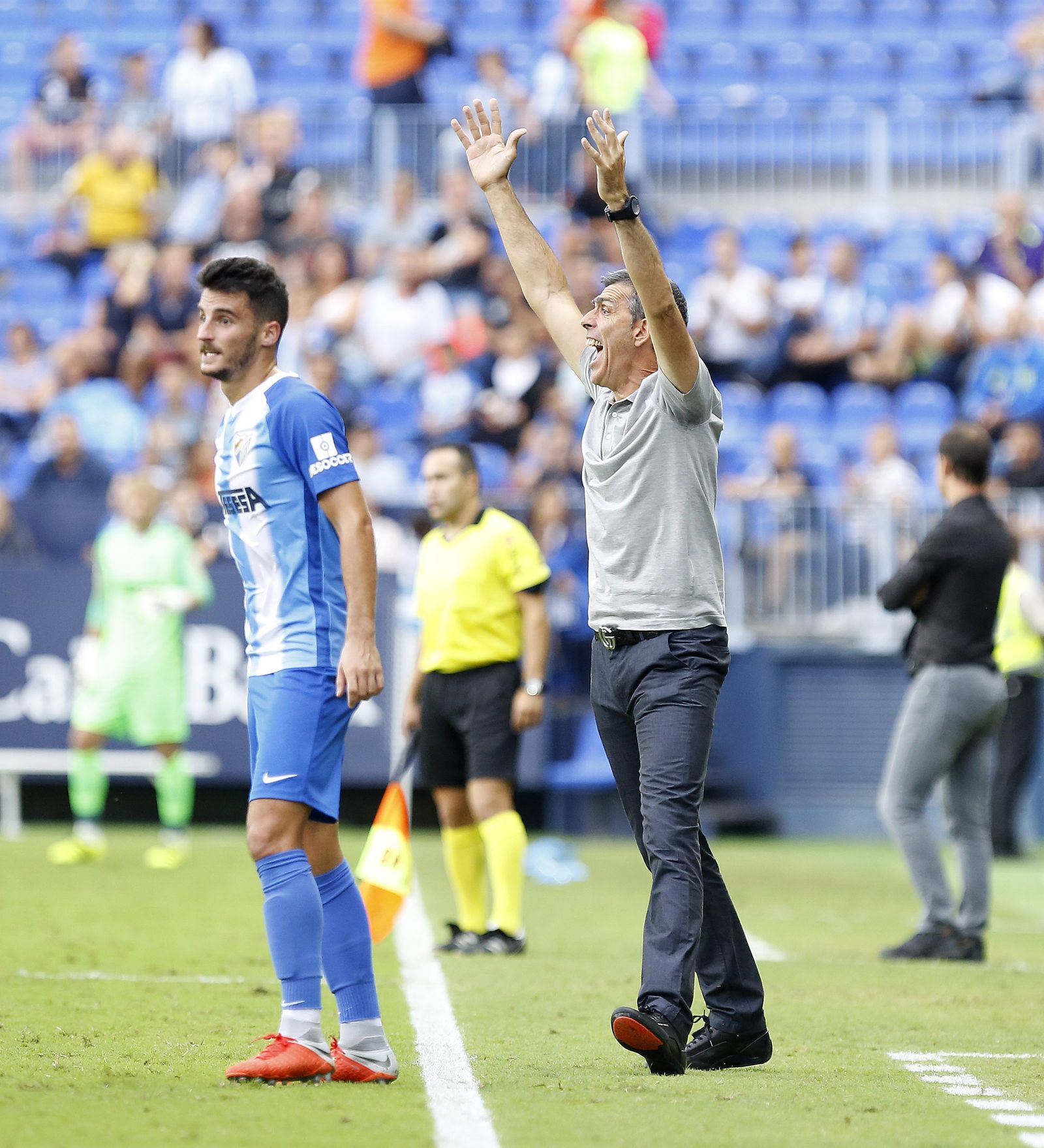 La tercera etapa de Muñiz en el Málaga en fotos