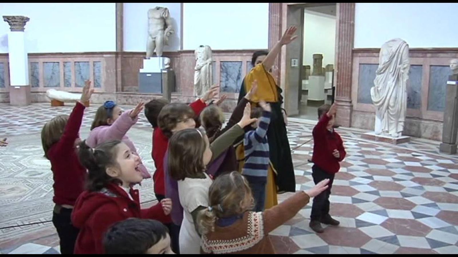 Fiesta de cumpleaños en el Museo Arqueológico.