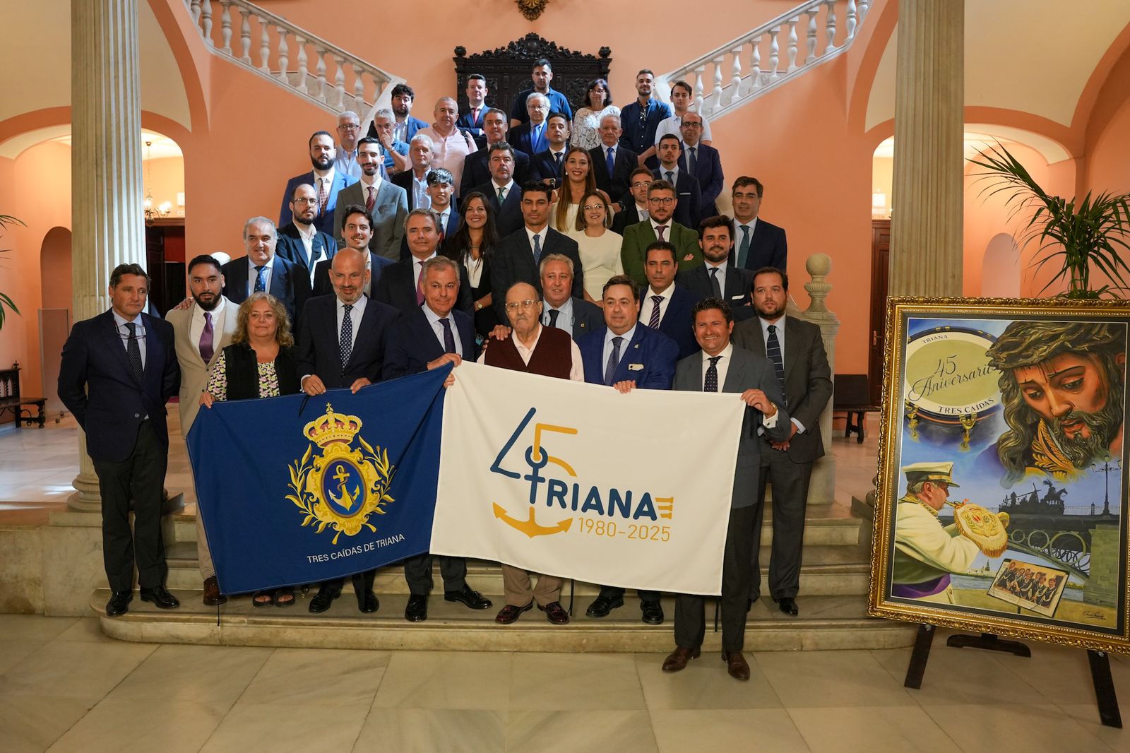 Acto de presentación del logo y cartel en el Ayuntamiento