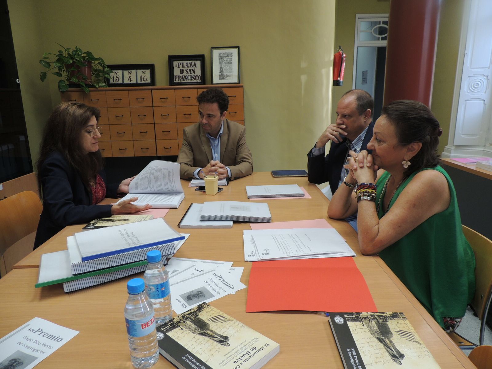 Miembros del jurado de la XIX edición del Premio de investigación Diego Díaz Hierro.