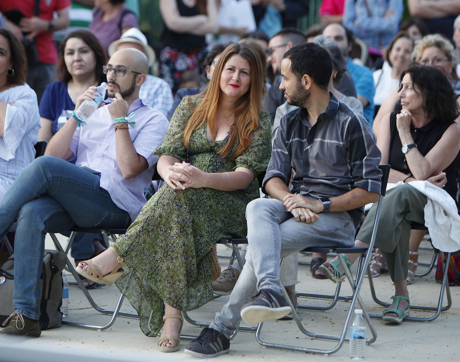 Mitin de Adelante Sevilla en el Parque Amate