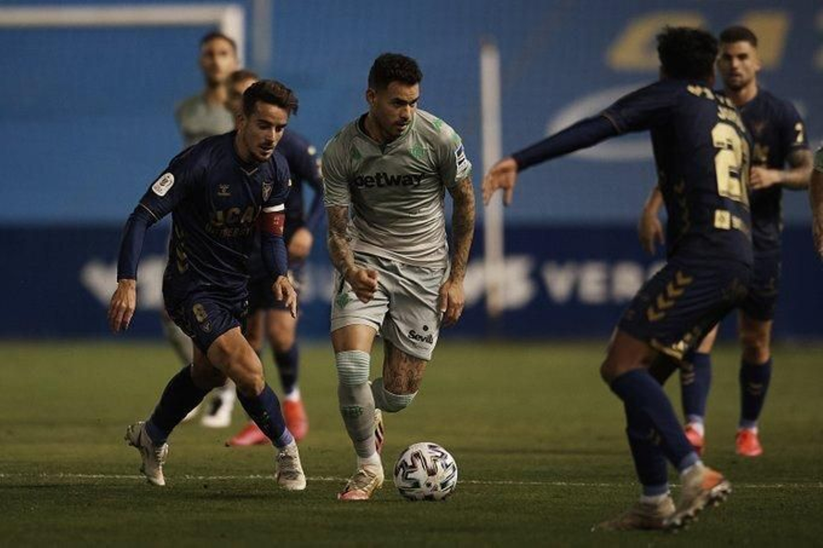 Sanabria, en un lance de un partido del Betis.