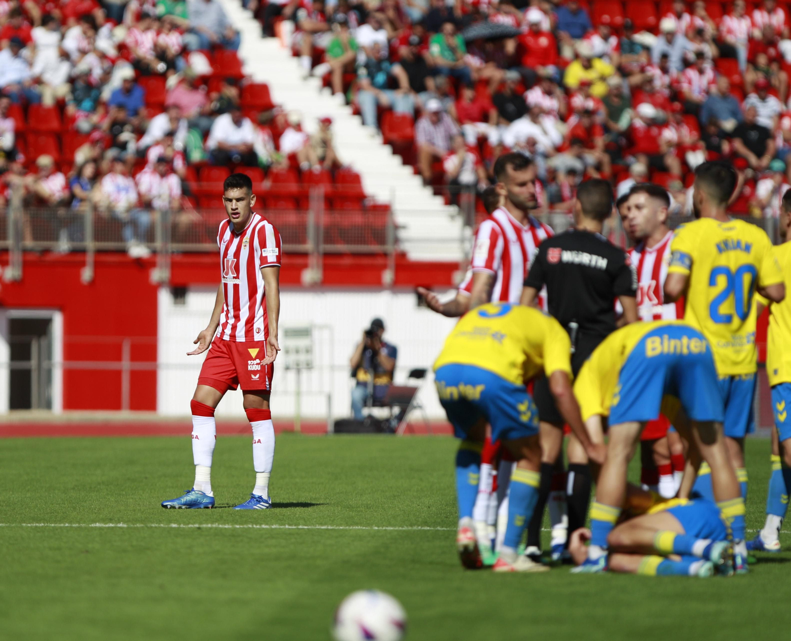 Imágenes del partido U.D. Almería-U.D. Las Palmas