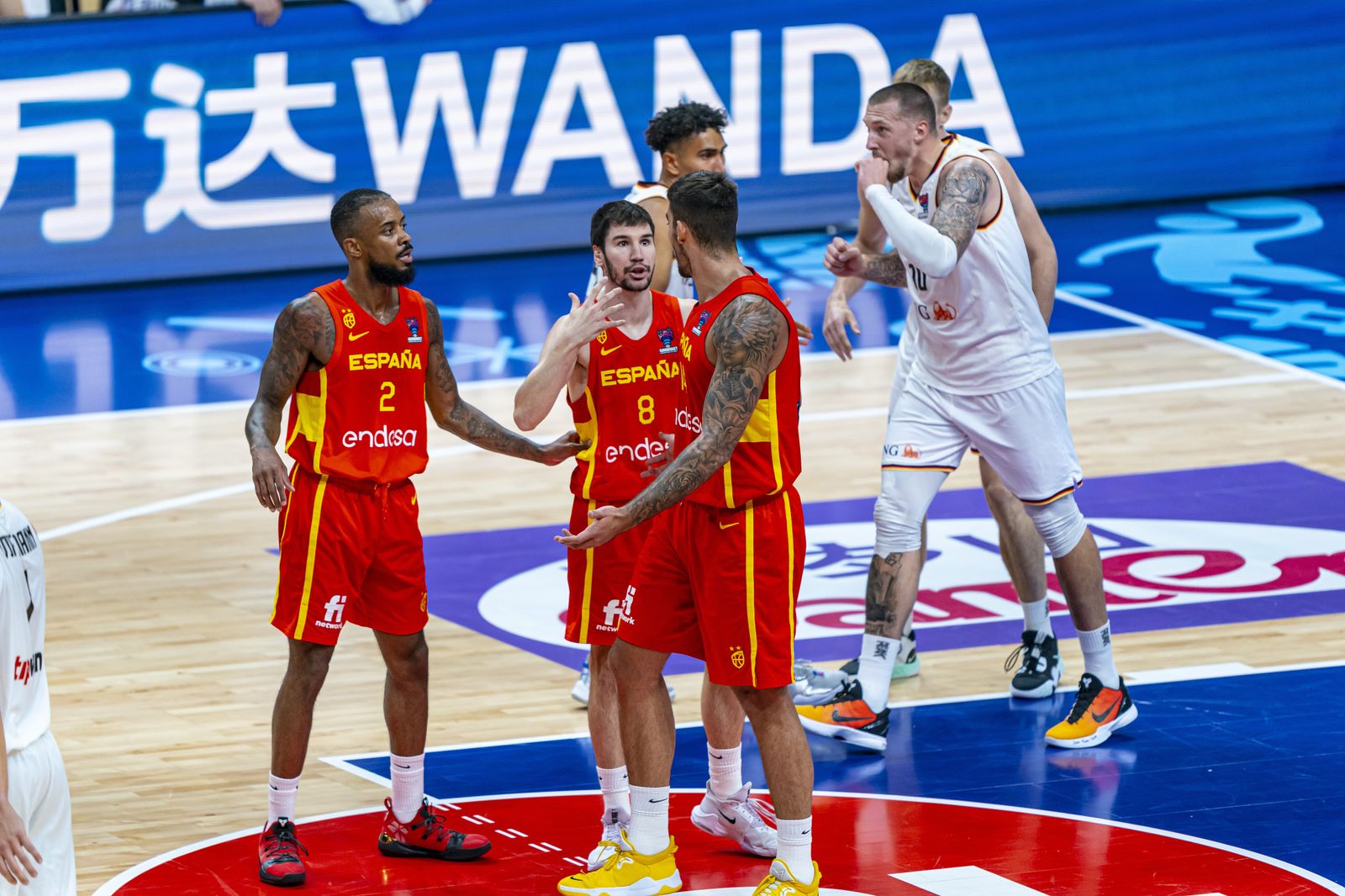 Las fotos de Darío Brizuela y Alberto Díaz en la victoria de España sobre Alemania en el Eurobásket
