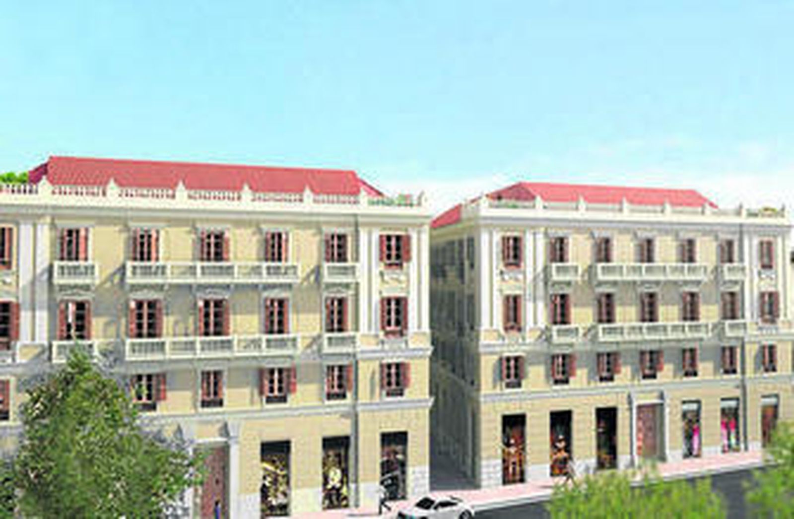 Promoción de la Plaza del Teatro, en Málaga capital.