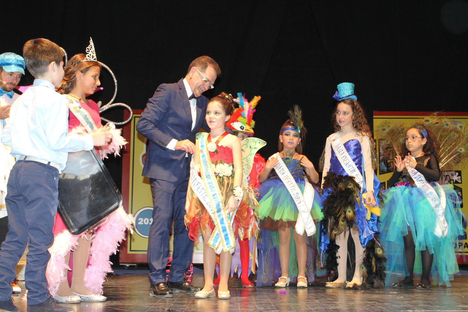 Gala de la coronación de  la choquera mayor e infantil del Carnaval Colombino 2018