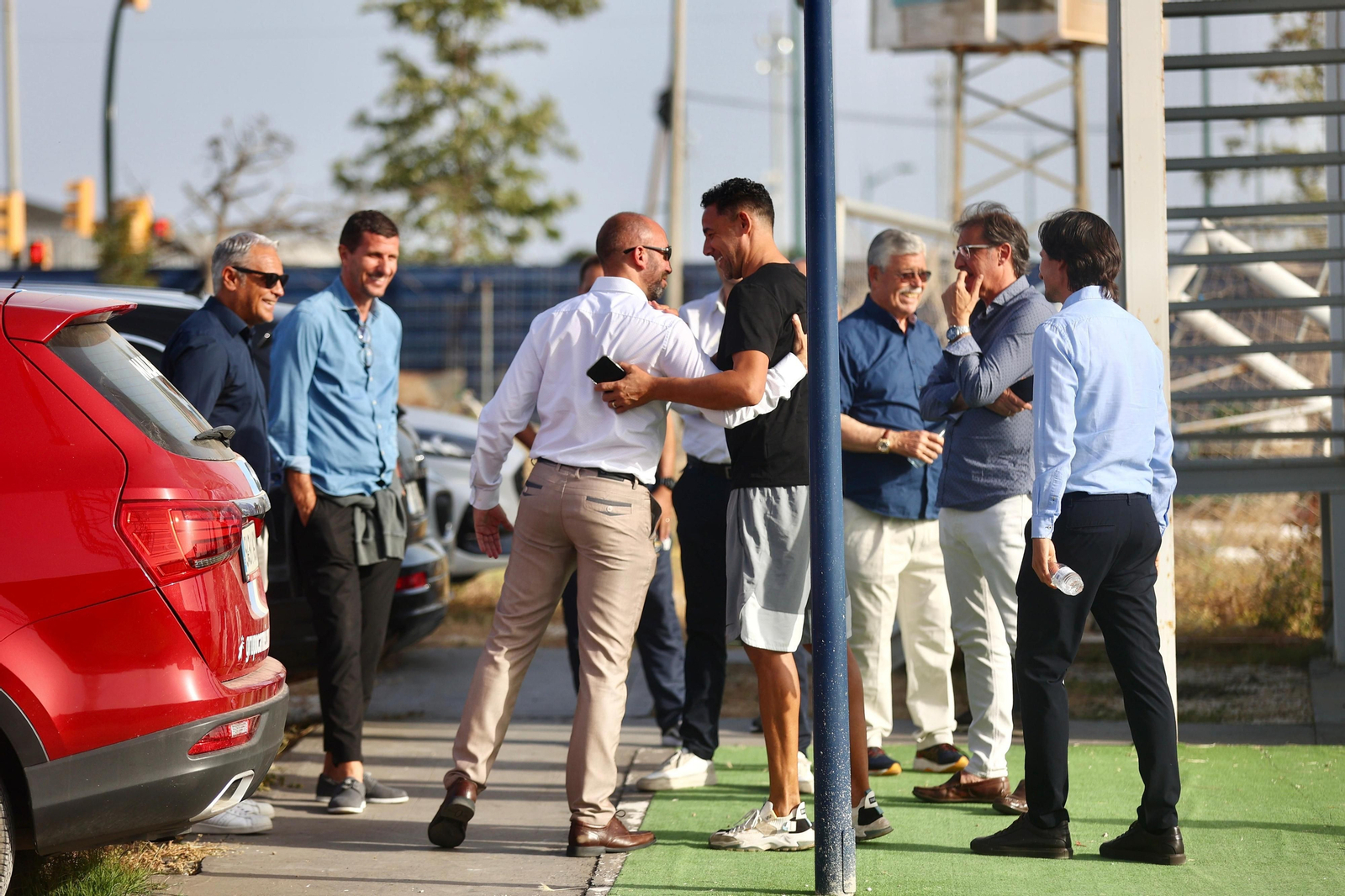 Históricos y futbolistas del Málaga CF apoyan al Malagueño