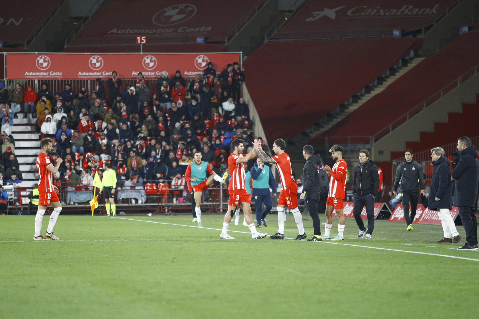 Imágenes del partido U.D. Almería-R.C.D. Espanyol