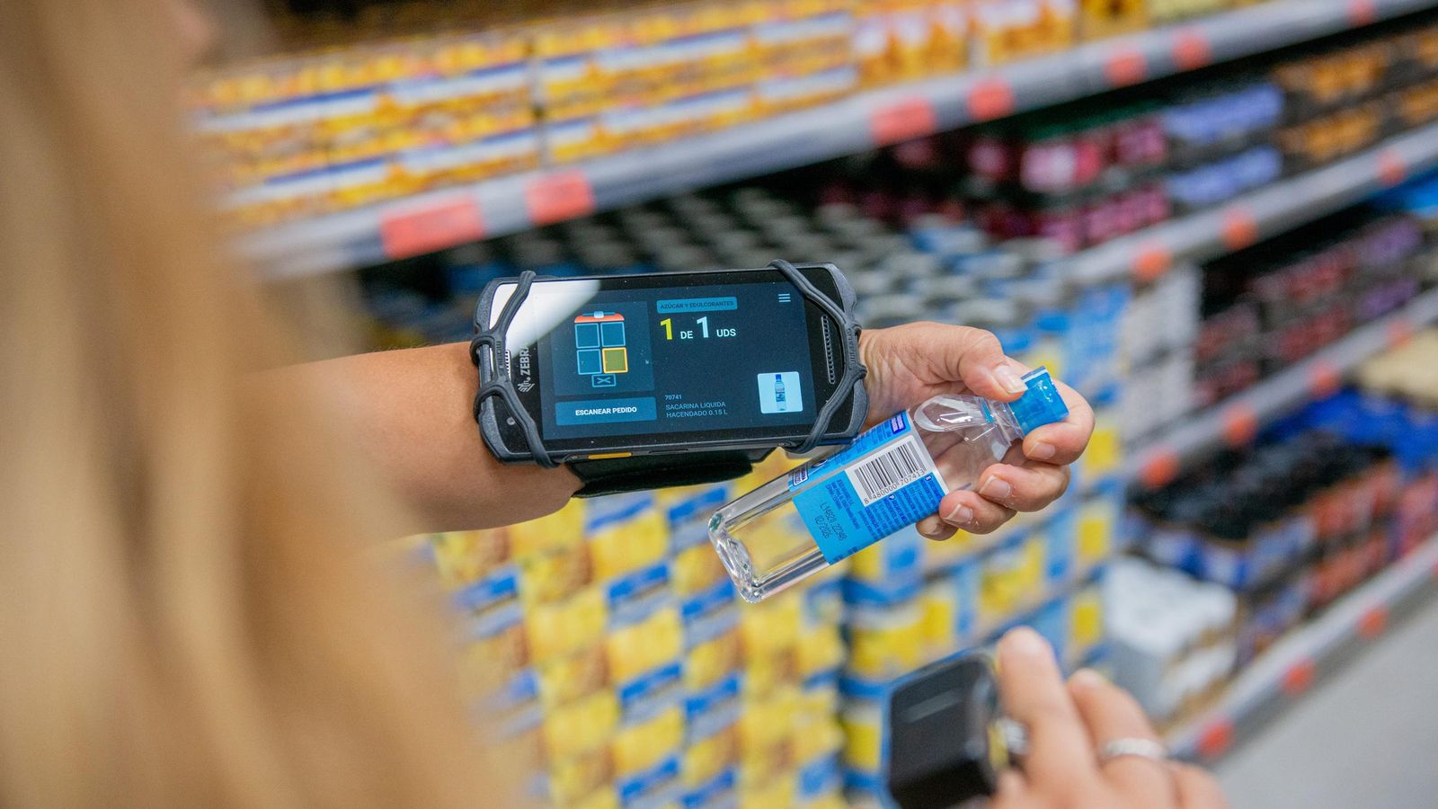 Preparación de pedido desde el Jaén Plaza.