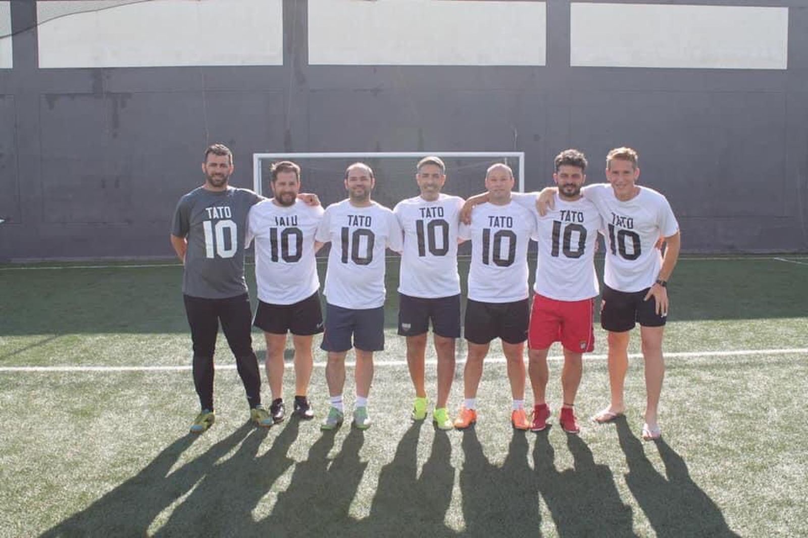 Uno de los equipos que participaron en el homenaje a Paco Collantes.