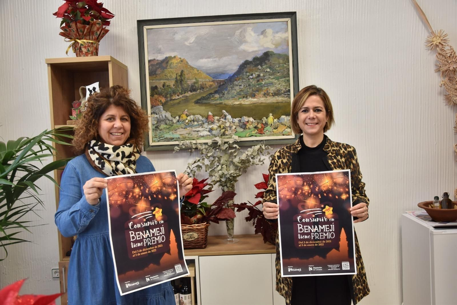 Carmen Lara y Carmen Arjona, durante la presentación de la campaña.