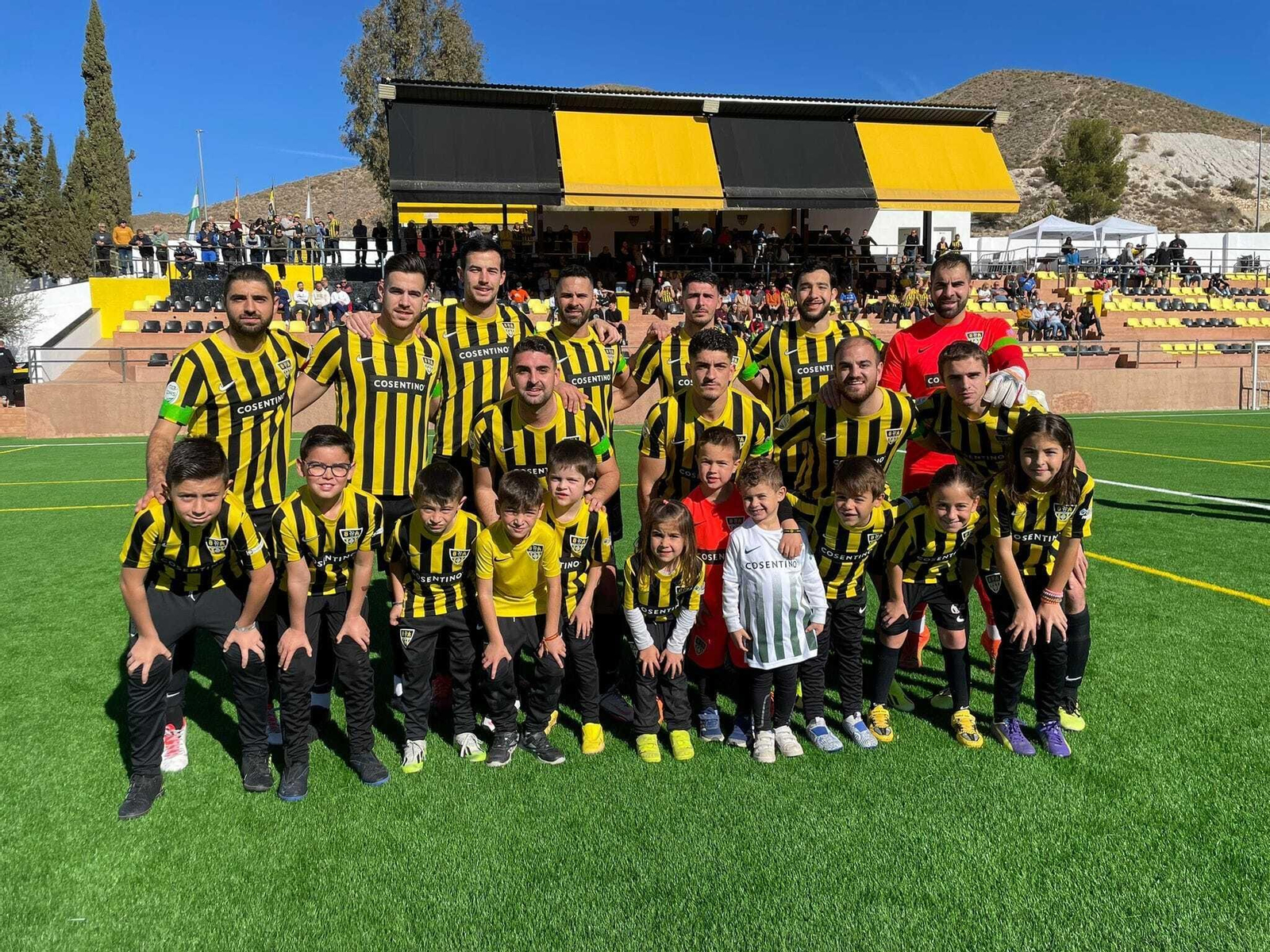 Once presentado por el Cantoria en su partido frente al Almuñécar City. Once presentado por el Cantoria en su partido frente al Almuñécar City.