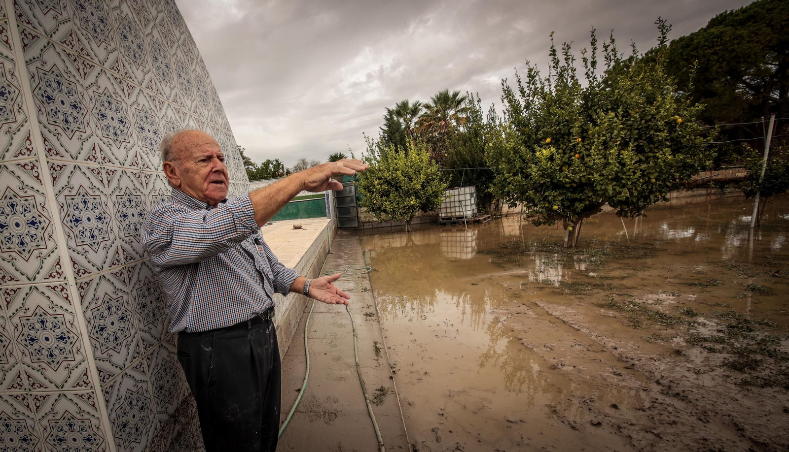 Imágenes de los destrozos tras el paso de la Dana por la campiña de Jerez
