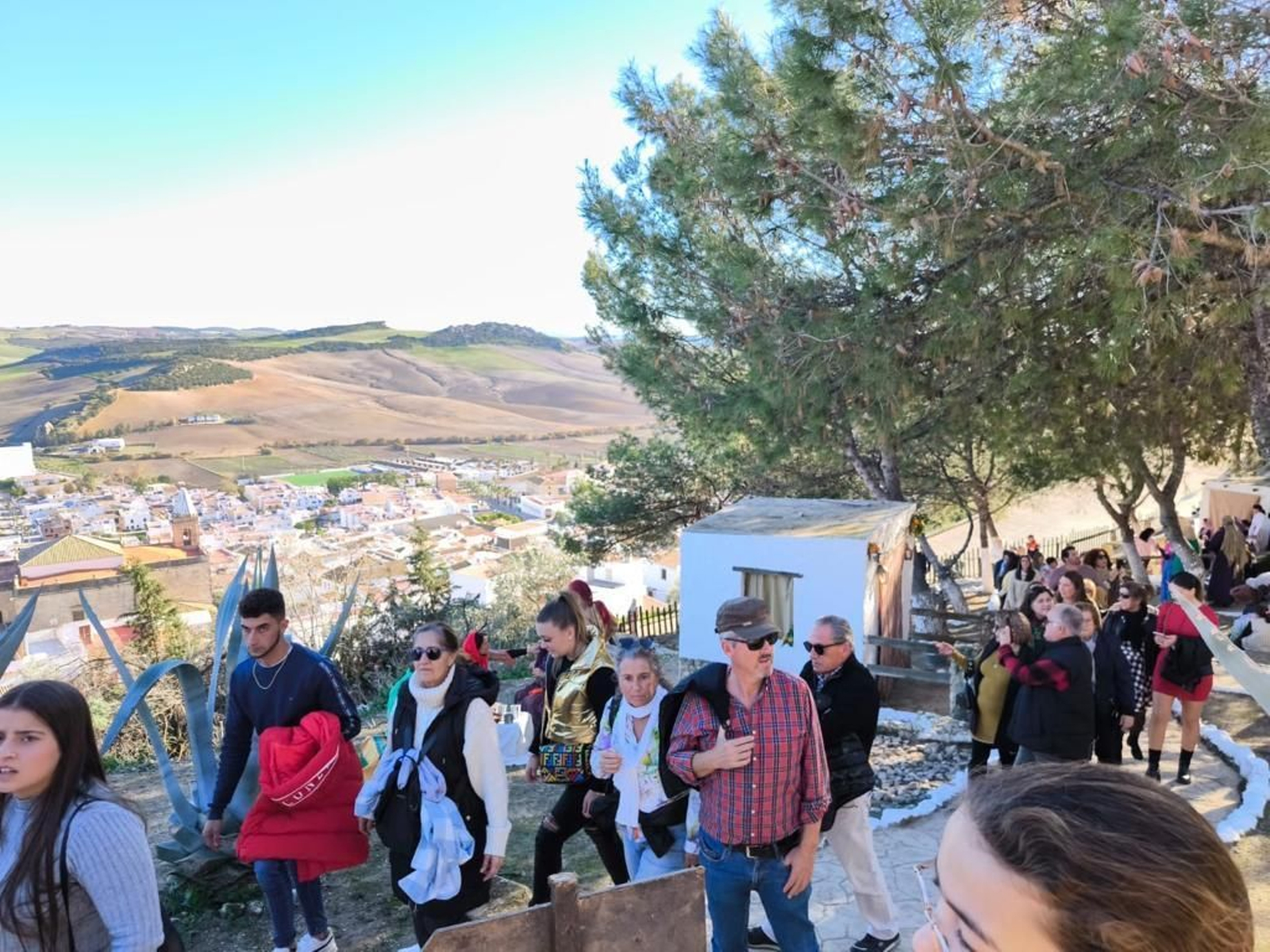 Las imágenes del belén viviente de Espera