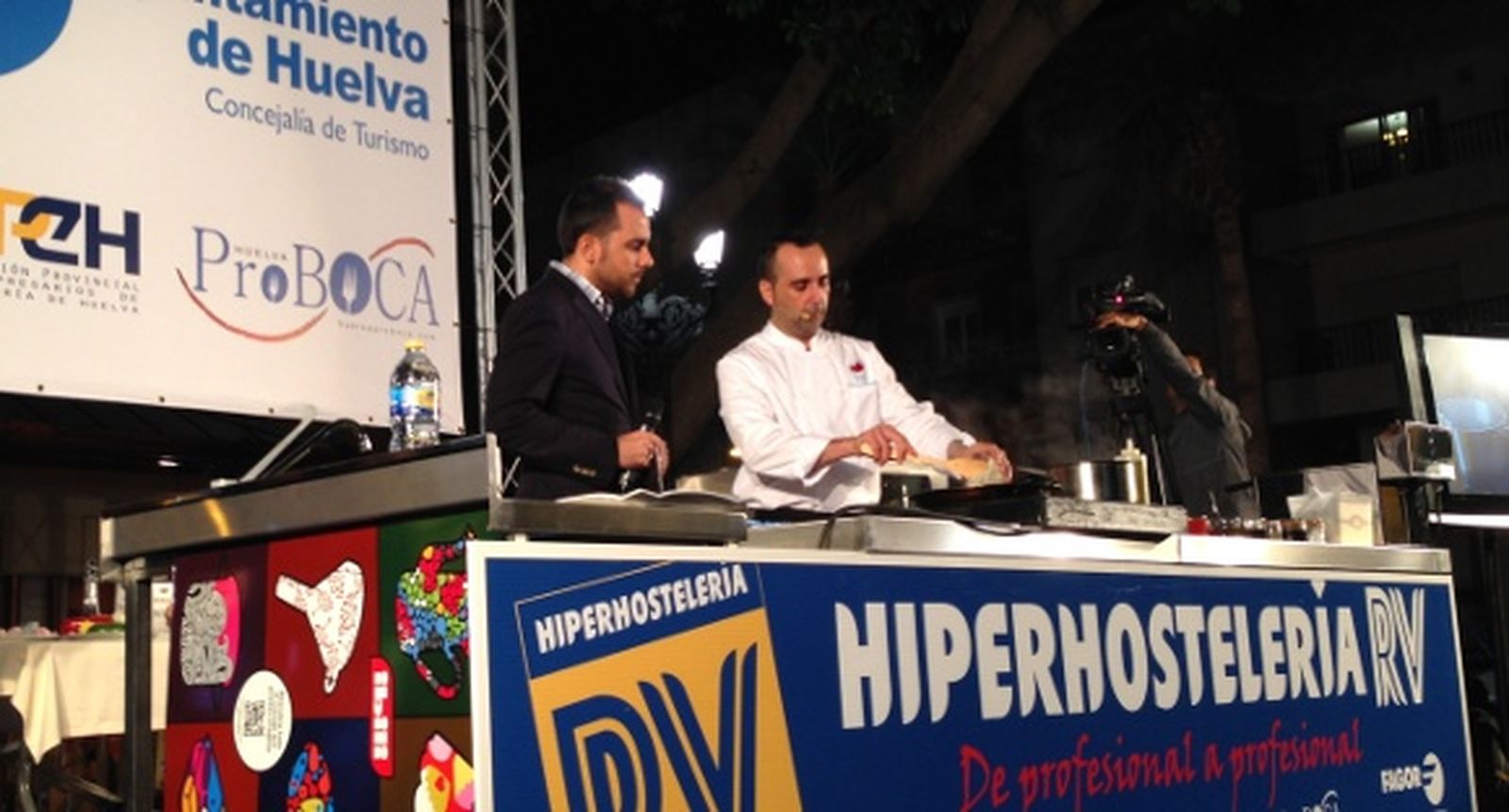 Arte culinario en directo a pie de calle