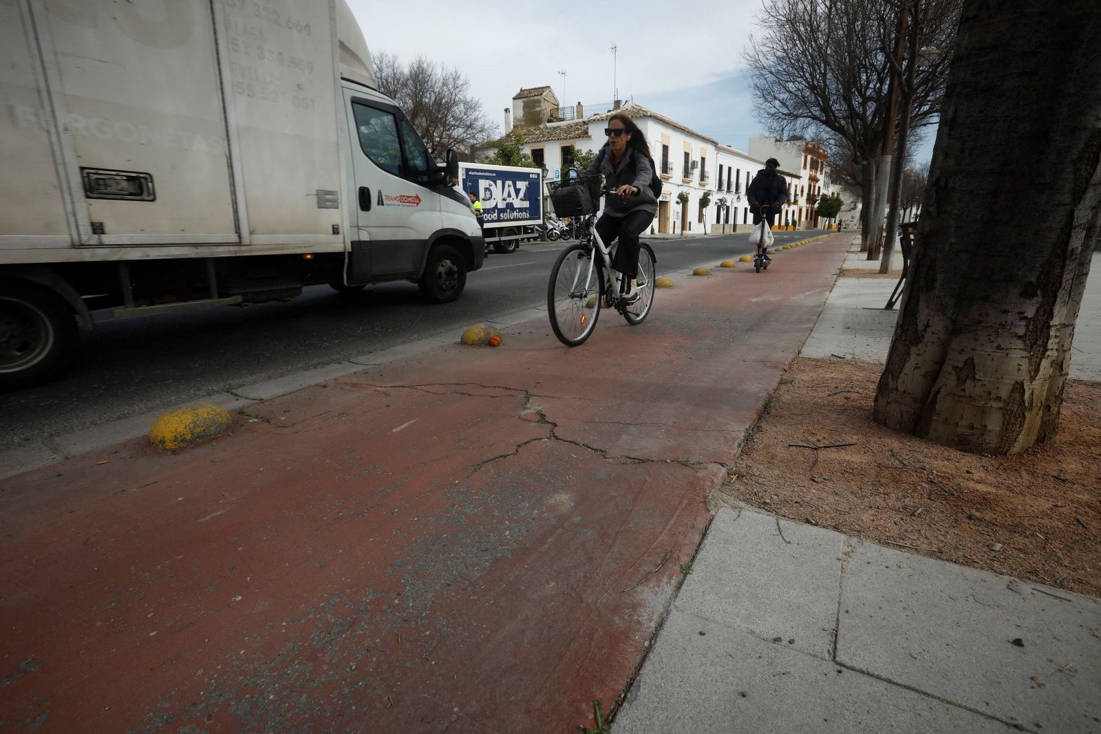 Un paseo por los puntos negros del carril bici de Córdoba