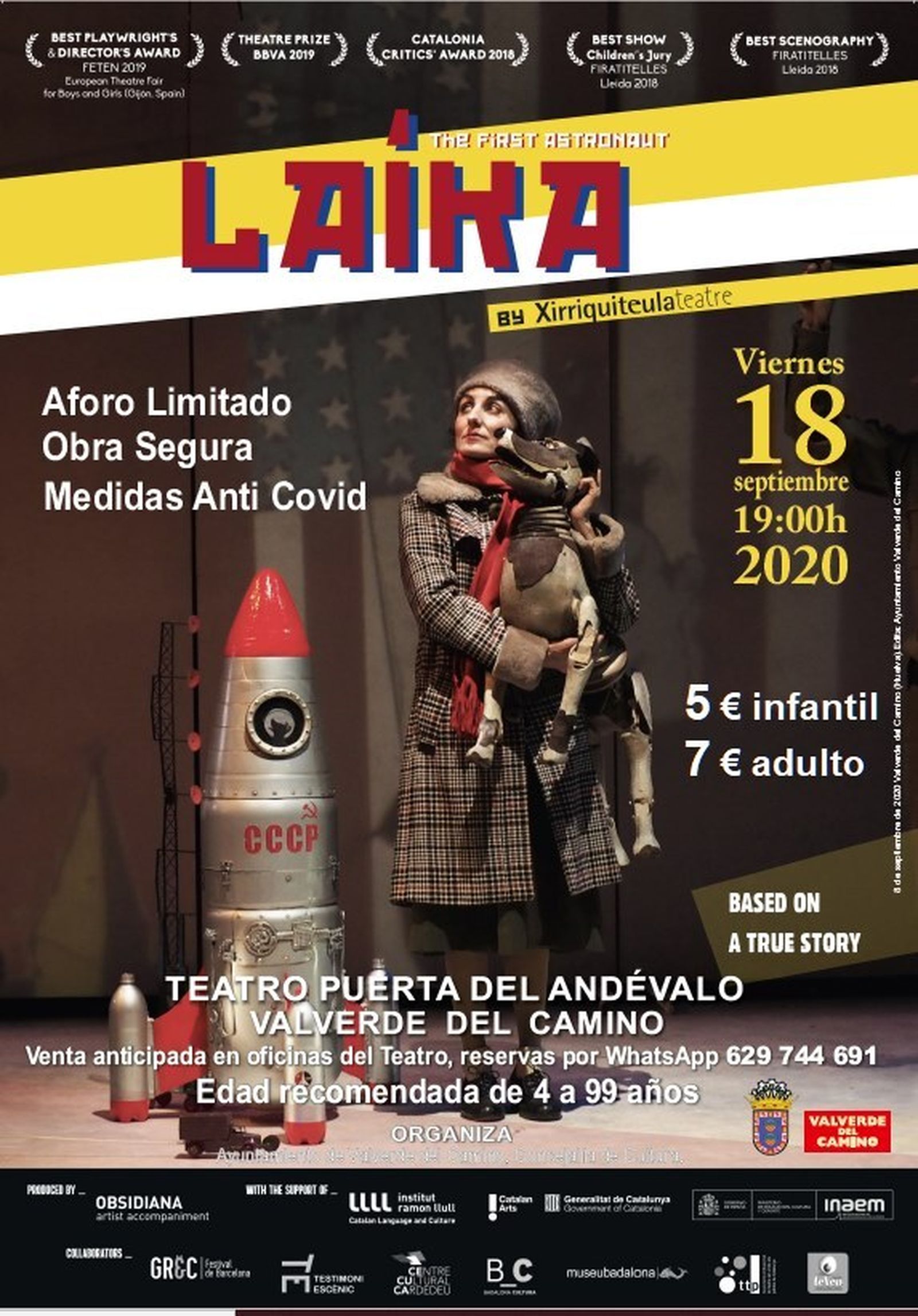 Cartel de la obra que podrán disfrutar los vecinos de Valverde del Camino.