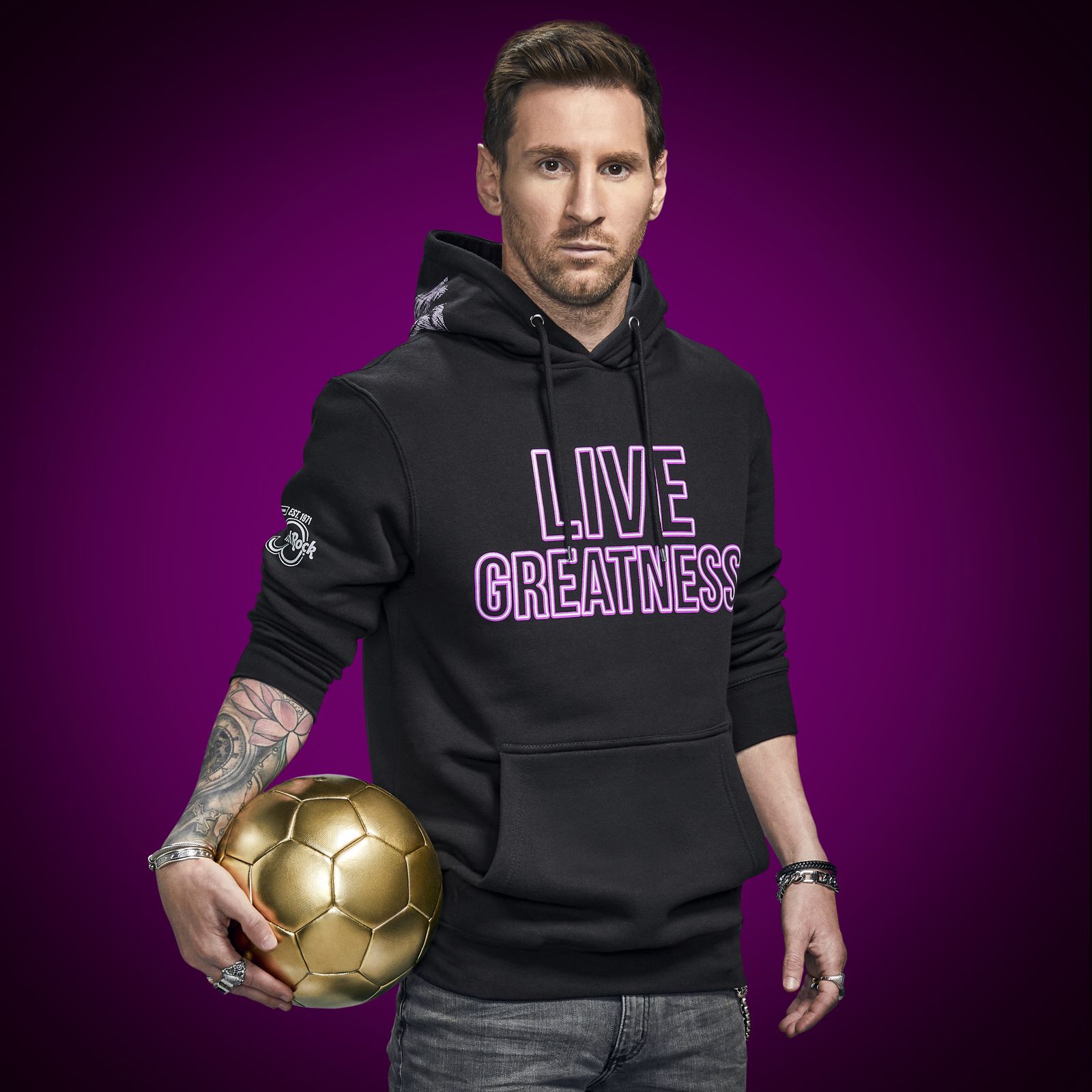 Messi, nuevo embajador de la marca Hard Rock.