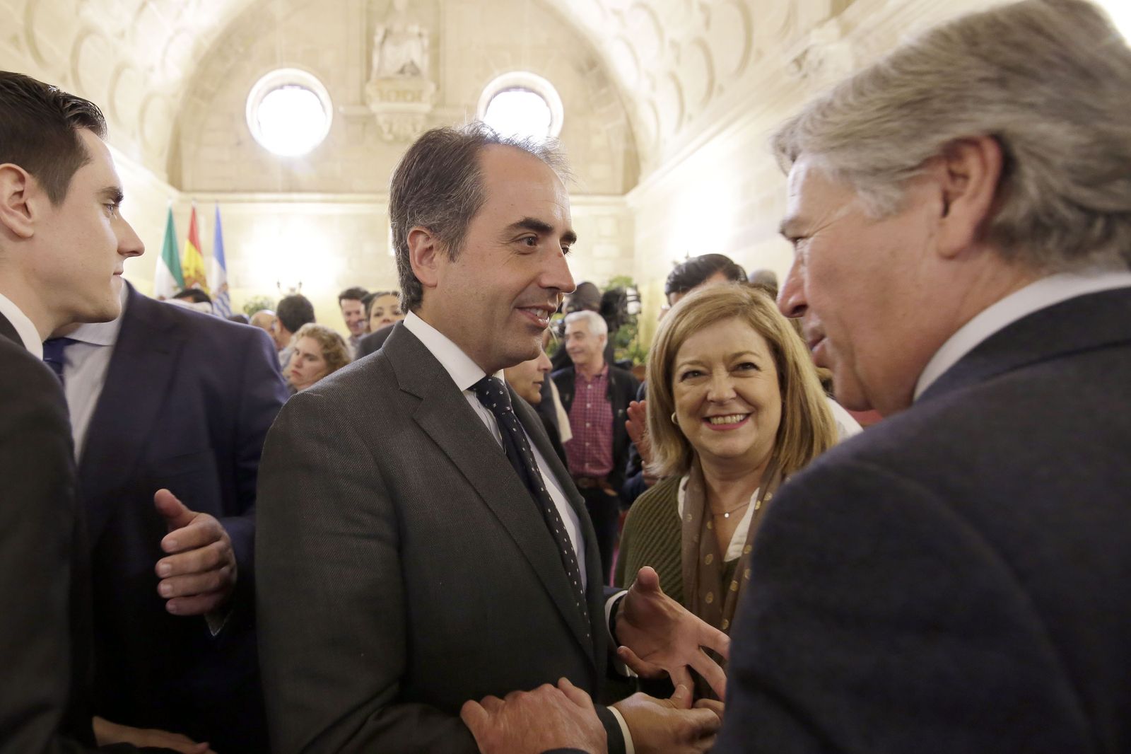 Imágenes del acto institucional del 40 aniversario de las primeras elecciones municipales