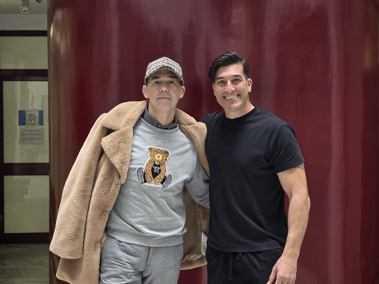 David Calleja, con José Manuel Pinto.