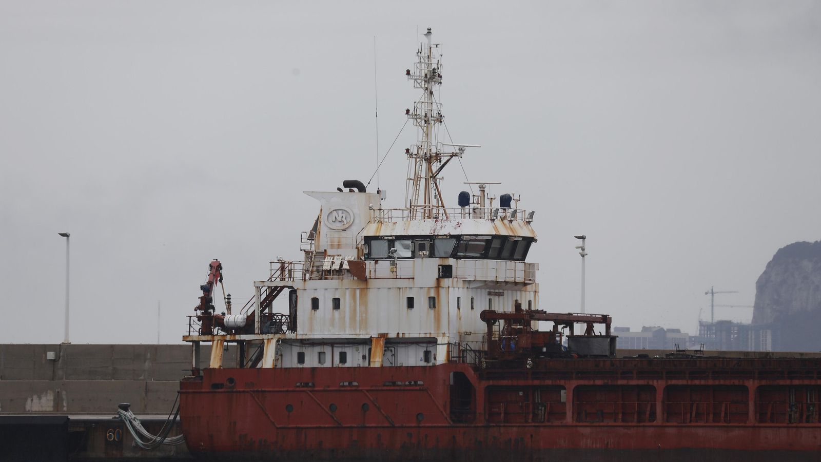 Detalle del puente de mando del 'Ana N'.