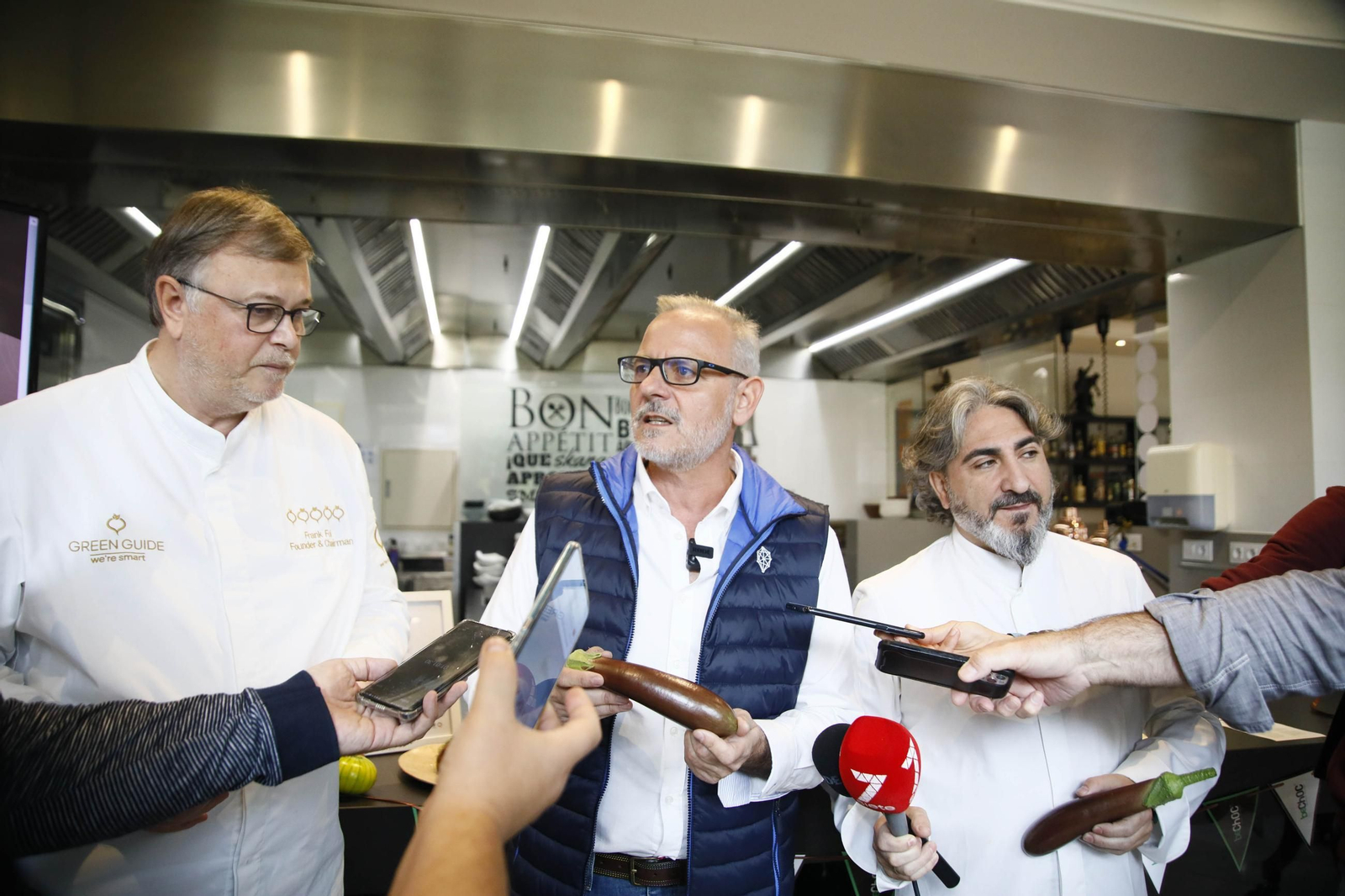 Las imágenes de una nueva variedad de berenjena en Almería