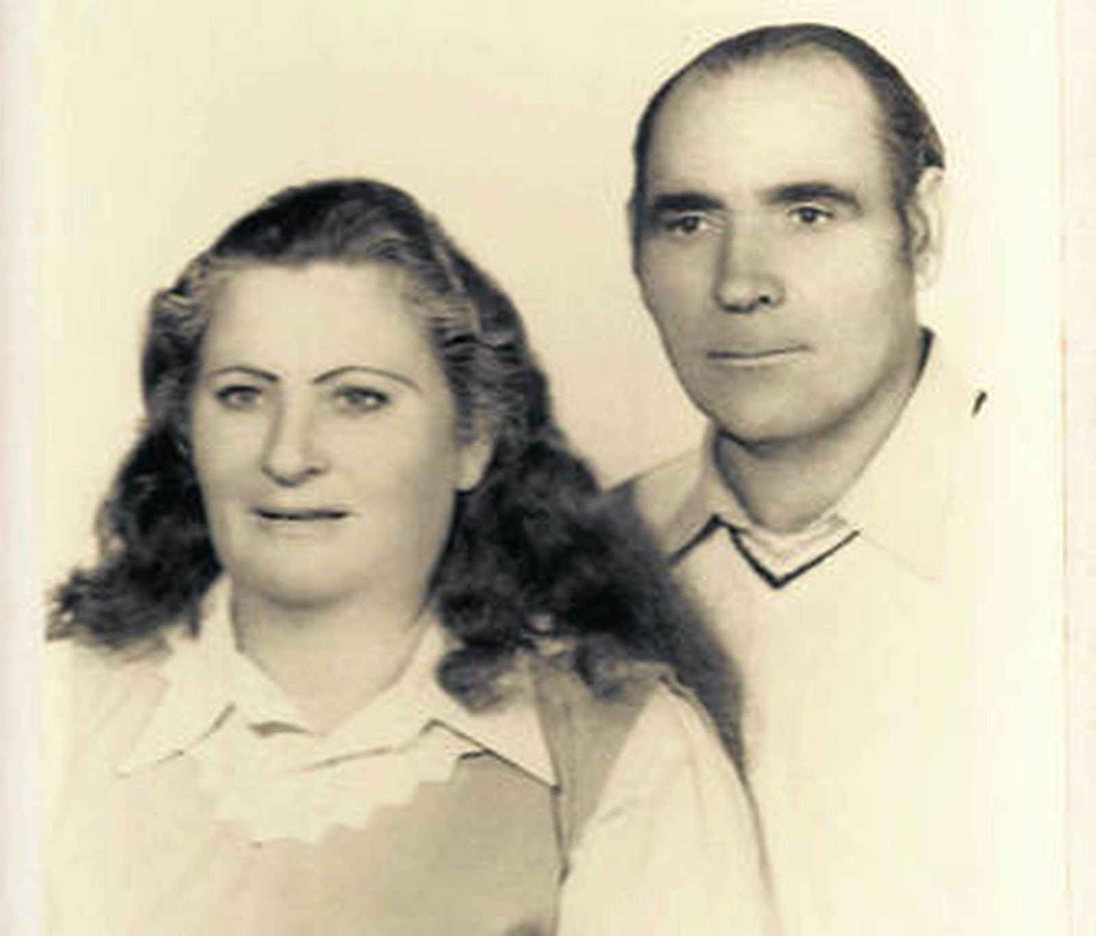 Josefa Zamorano y José Mª Martín, en una foto de la época.