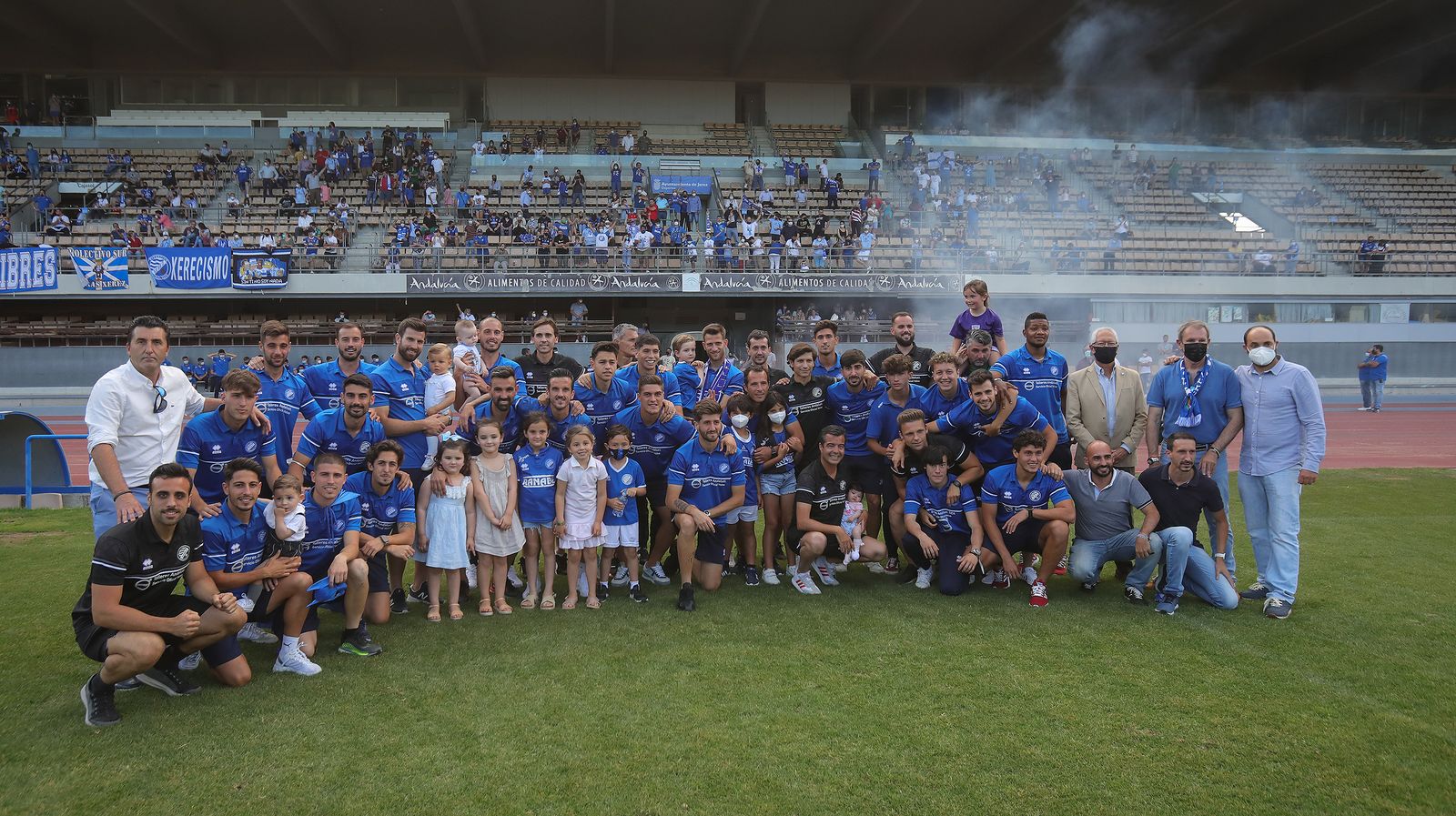 Fiesta del ascenso del Xerez DFC en Chapín