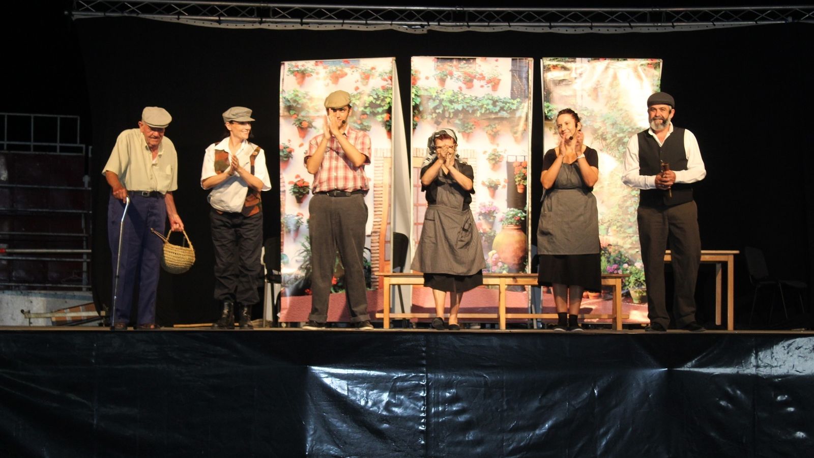 Representación de la obra de teatro.