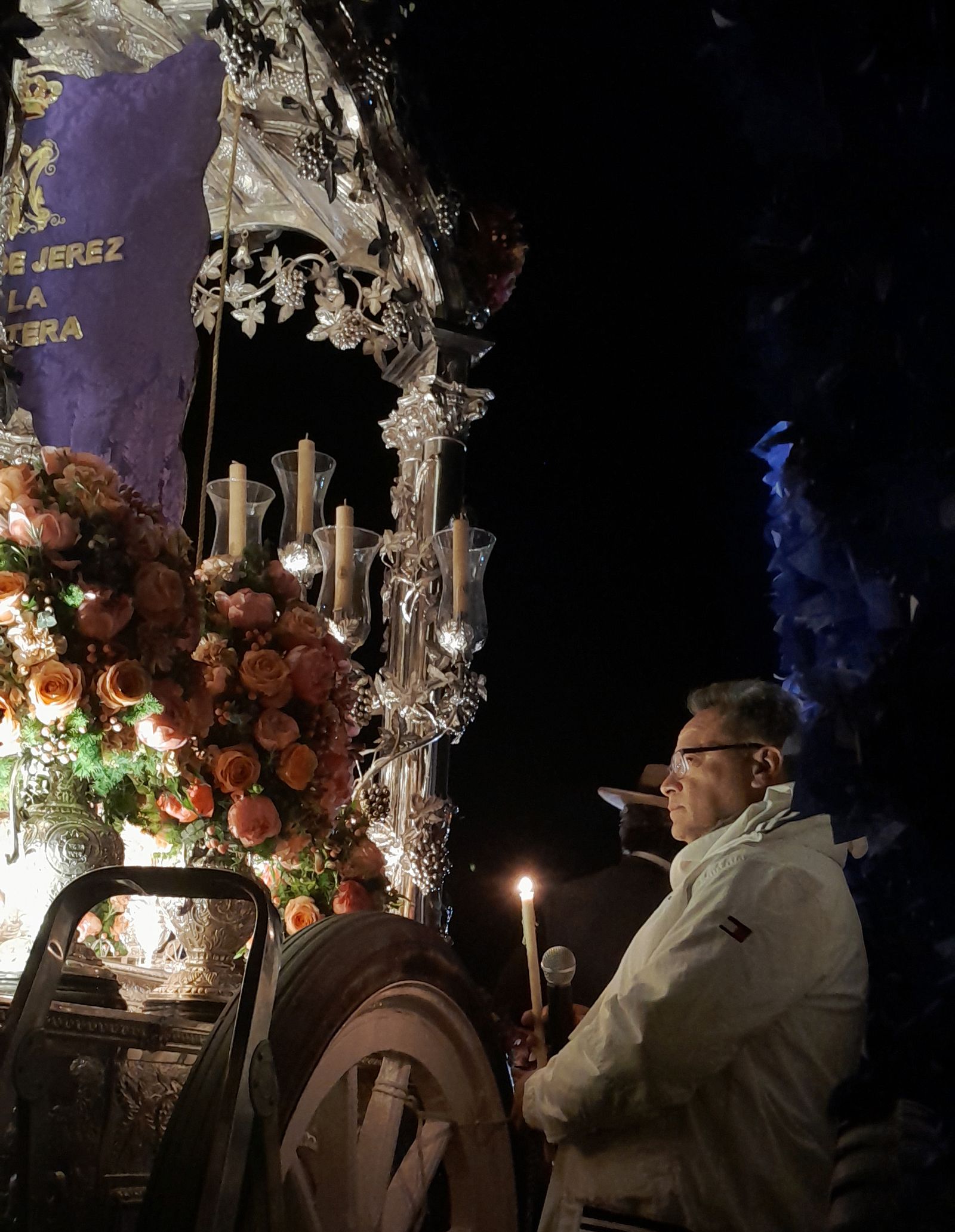 Imágenes de la Hermandad del Rocío de Jerez en el Coto