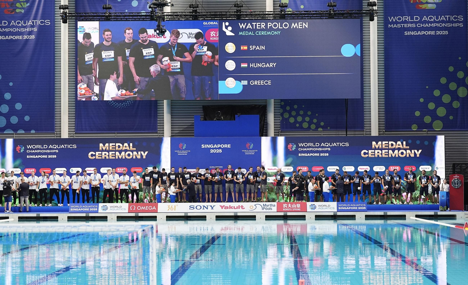 Las fotos del título mundial de España en waterpolo