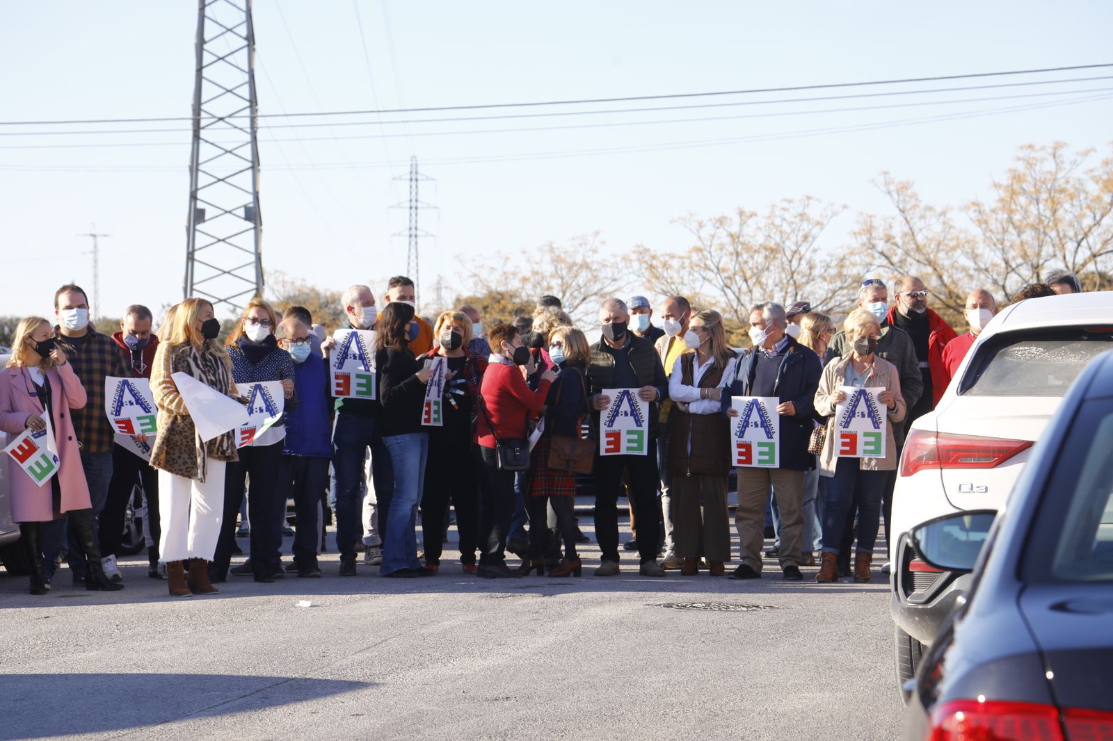 Las fotografías de la marcha lenta entre Córdoba y Badajoz para exigir la autovía A-81