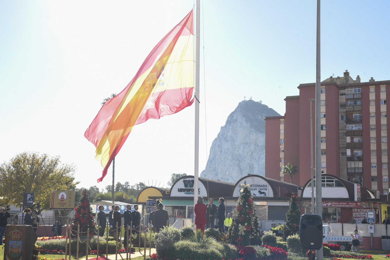 Fotos de la celebración del Día de la Constitución en La Línea