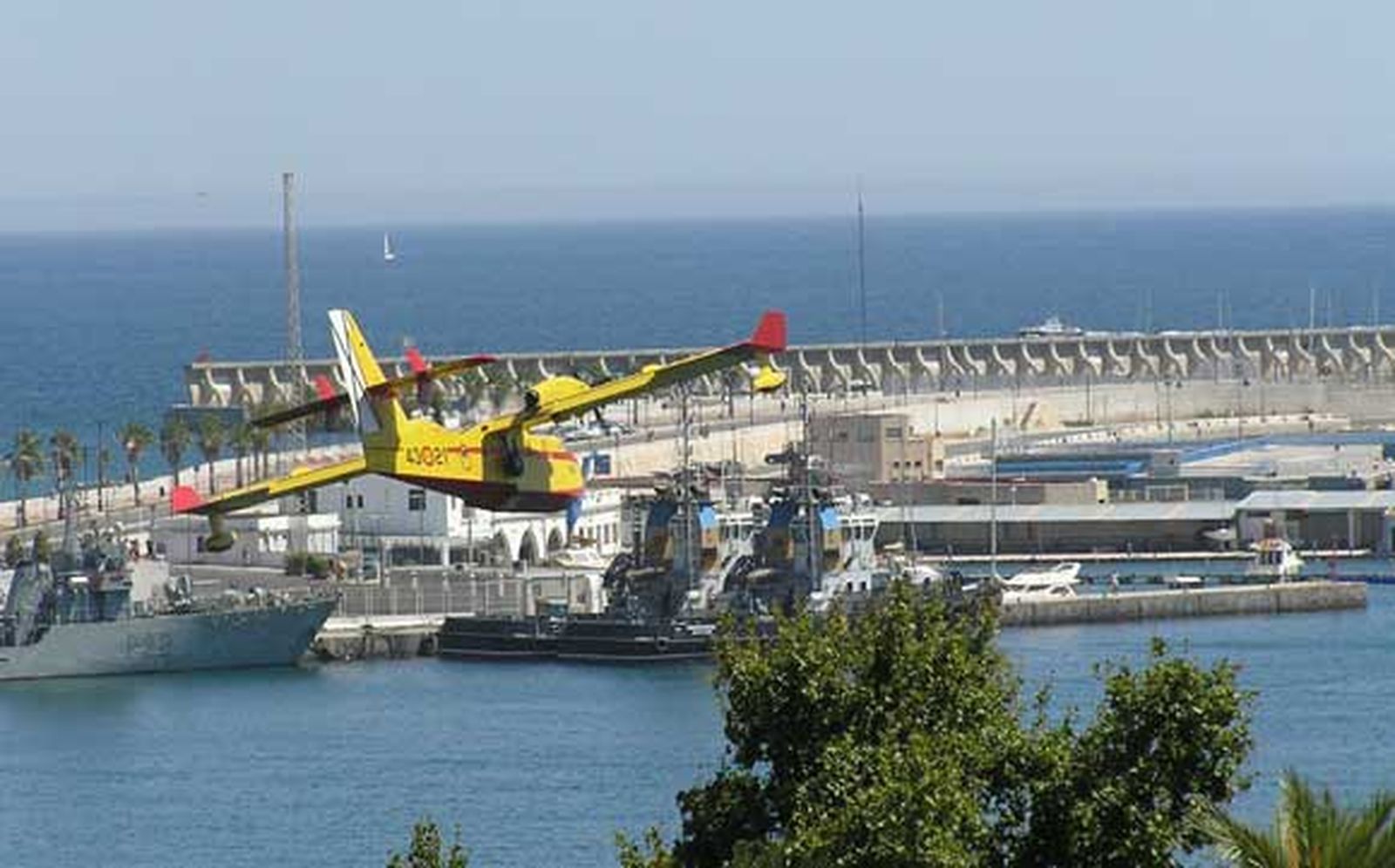 Las imágenes del incendio forestal en Málaga