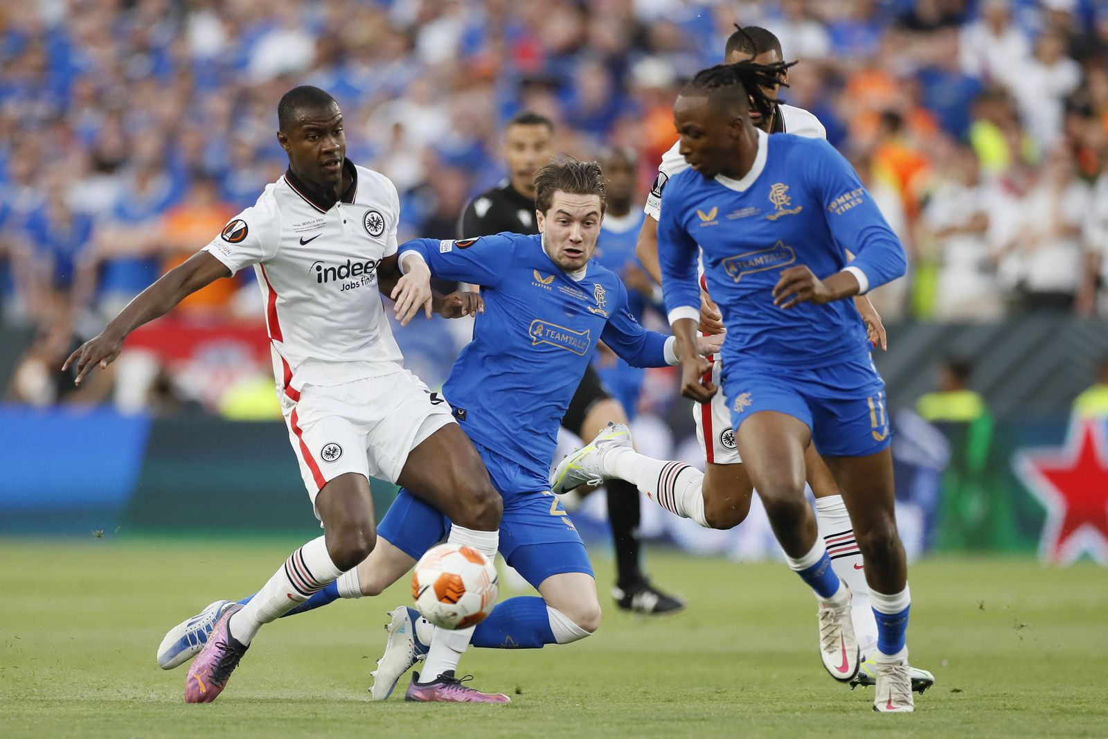 Las fotos del Eintracht-Rangers, la final de la Europa League en Sevilla
