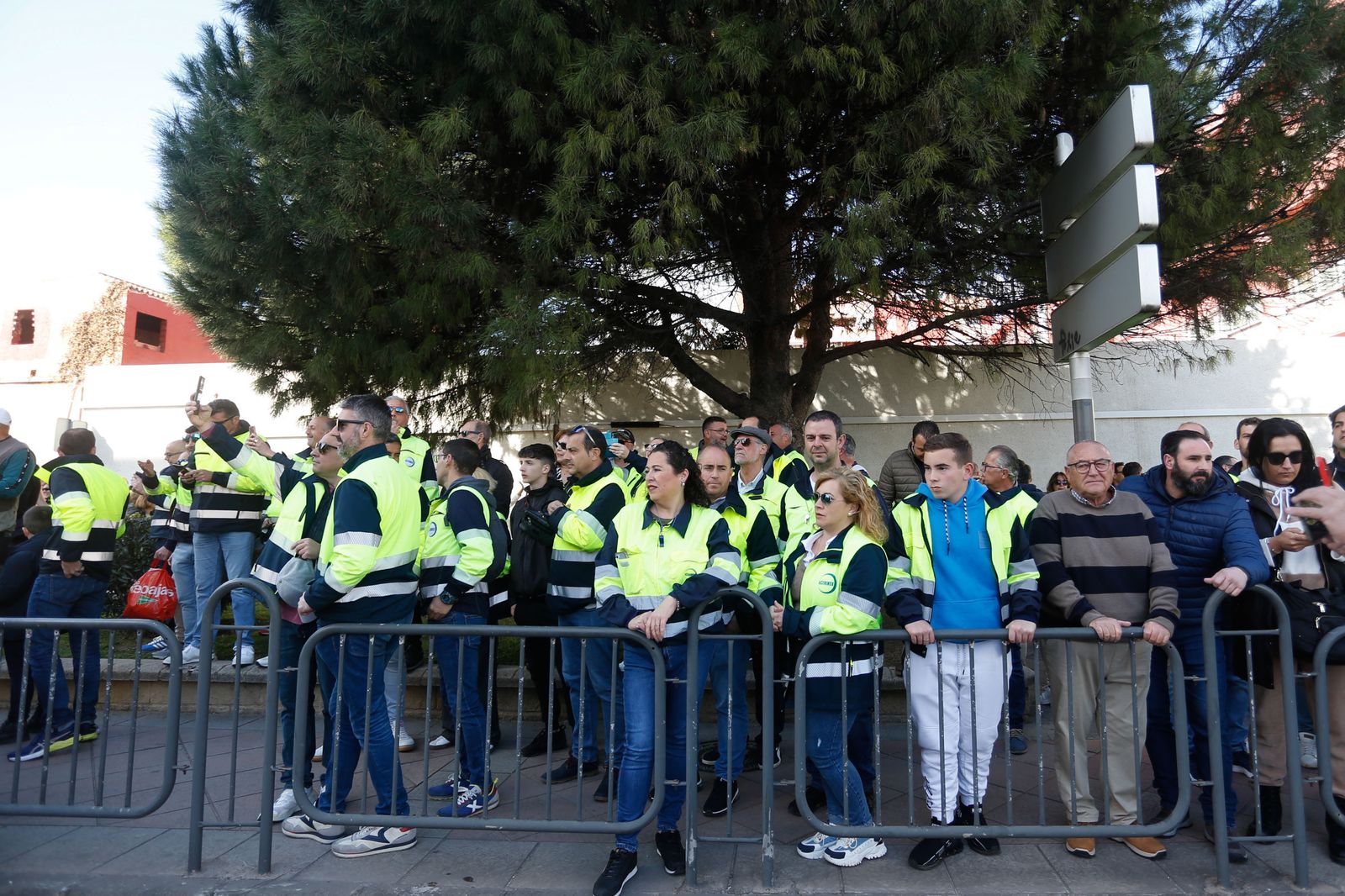 Las fotos de la manifestación de los trabajadores en huelga de Acerinox en Algeciras