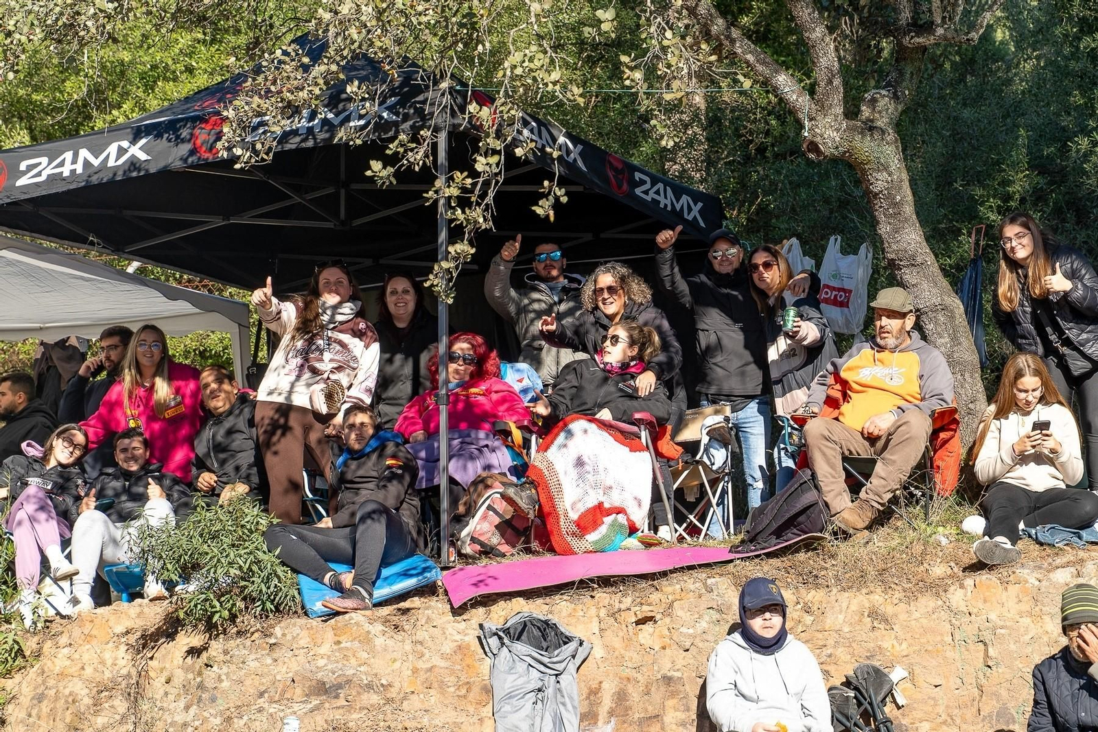 El espectacular arranque de la Subida a Trassierra, en imágenes