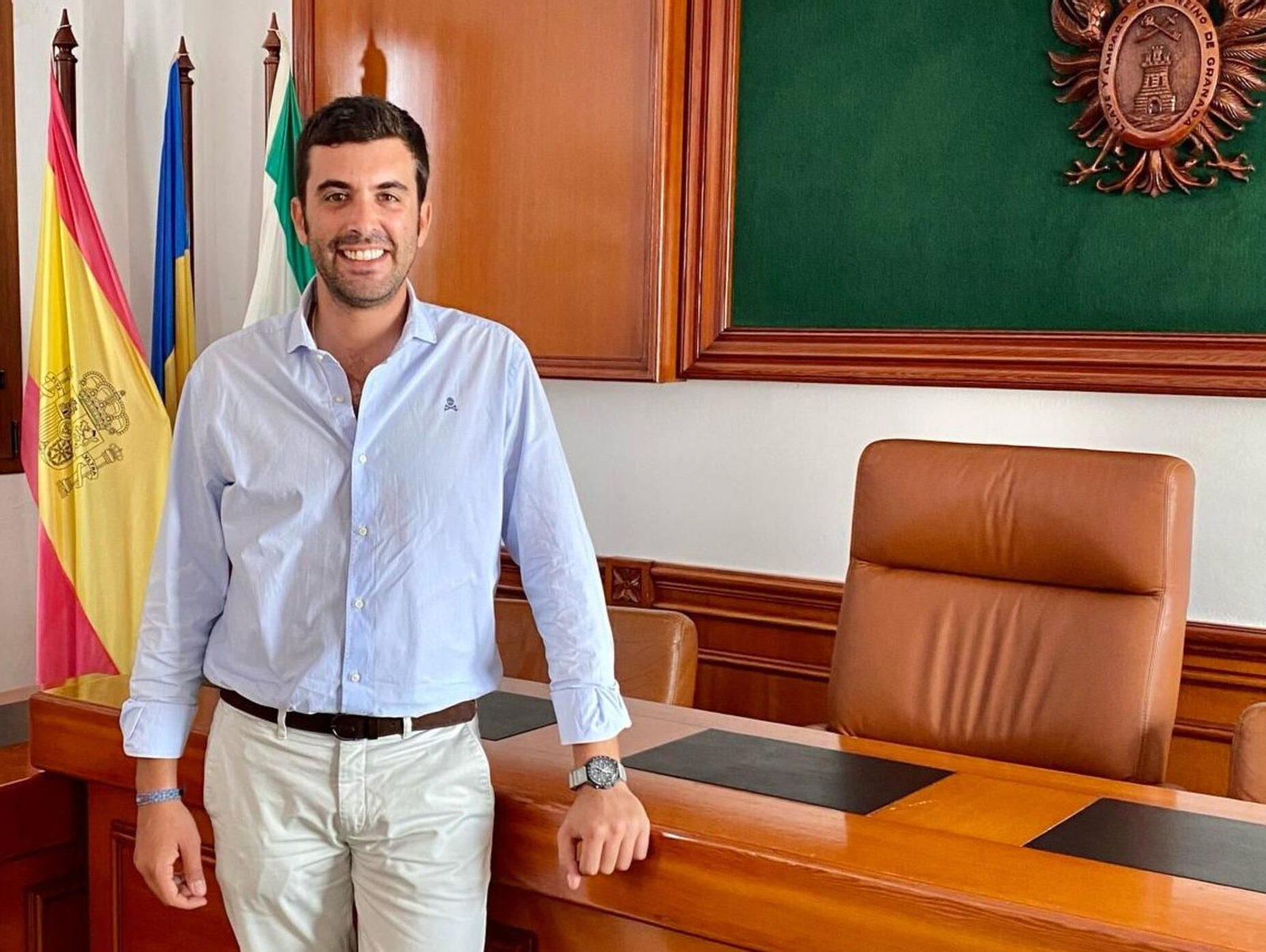 Francisco García Cerdá, alcalde de Mojácar.
