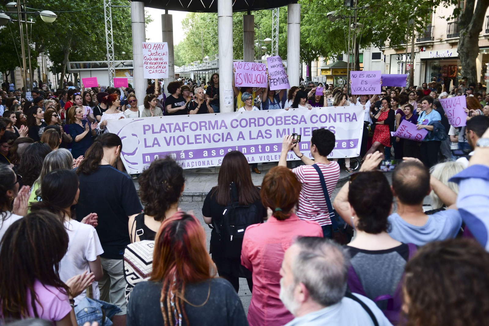 Protesta contra la Manada en Córdoba capital.