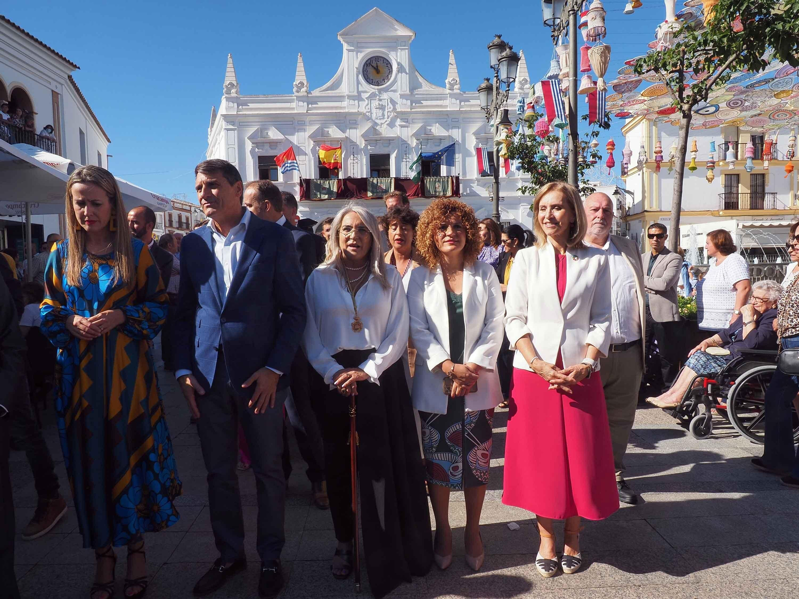 Imágenes del inicio de la Feria de Octubre en Cartaya