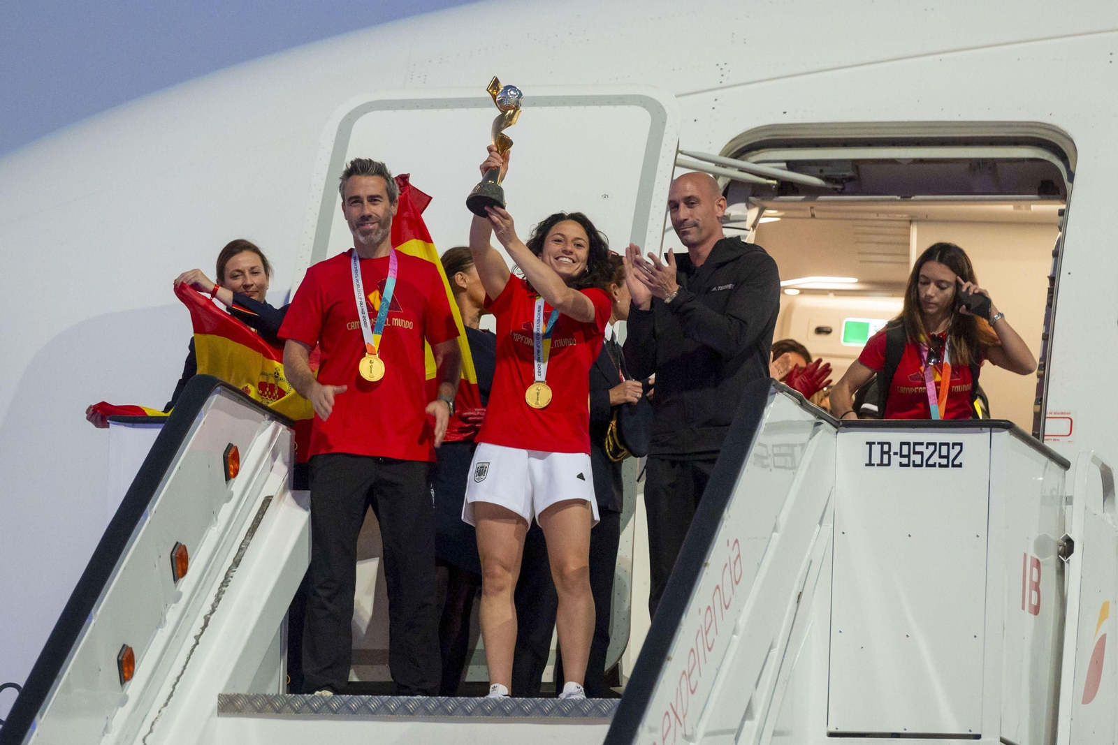 Los festejos de las jugadoras de la Selección española de fútbol femenino