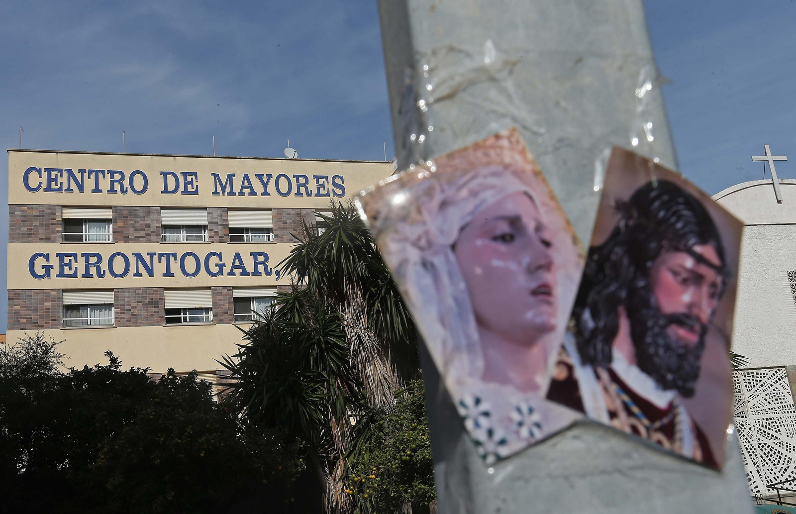 Gerontogar, una de la residencias afectadas por el Covid-19 en Algeciras.