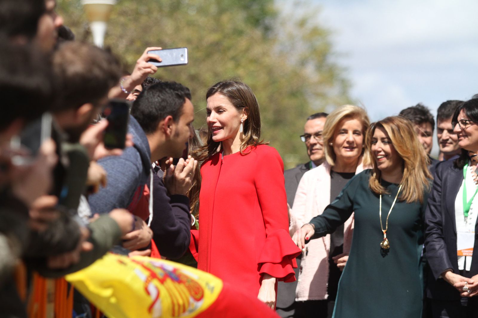 Imágenes de la visita de la reina Letizia a Huelva