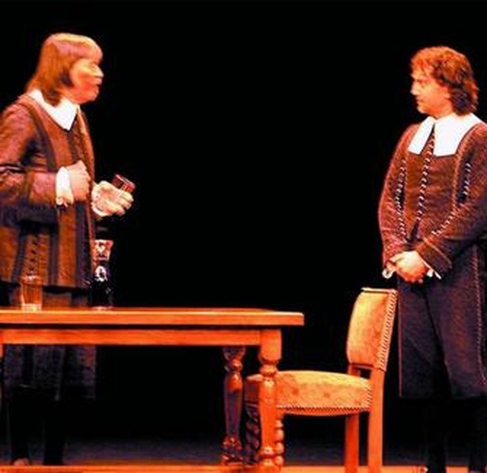 Un instante de El encuentro de Descartes con Pascal joven.