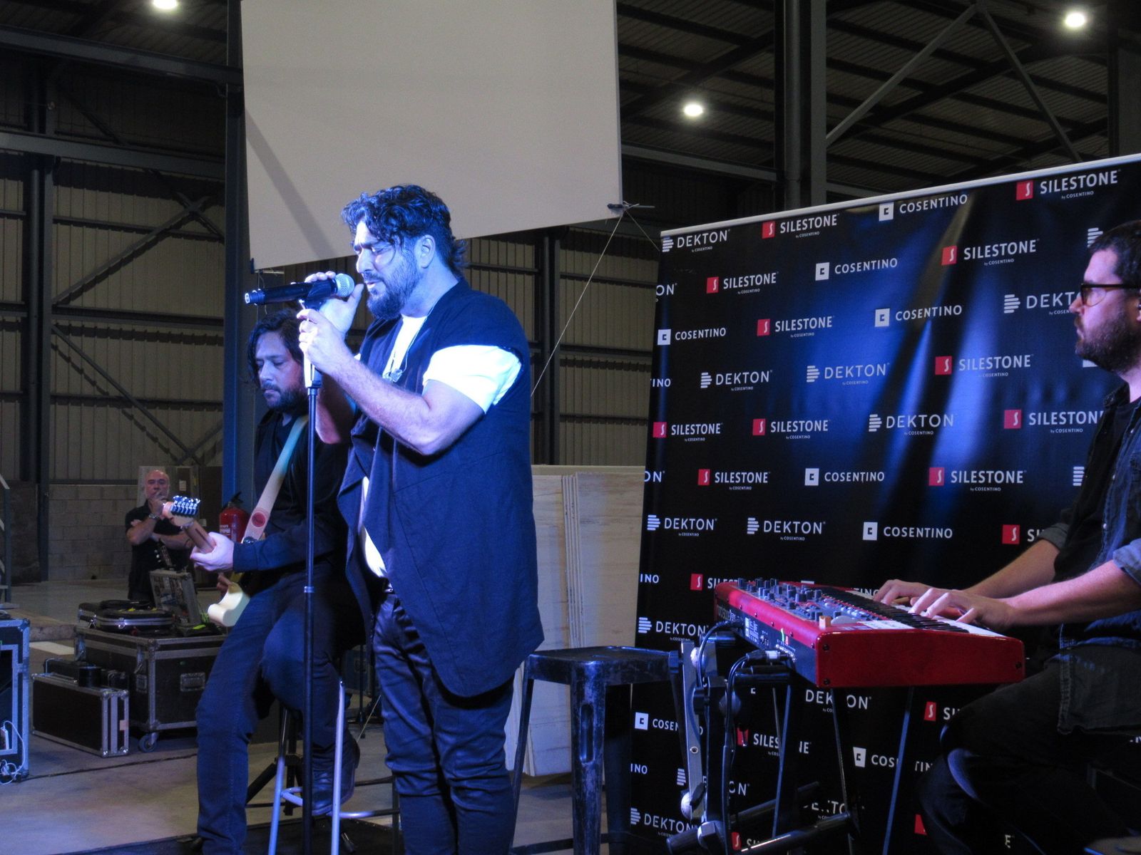 Antonio Orozco amenizó la velada.