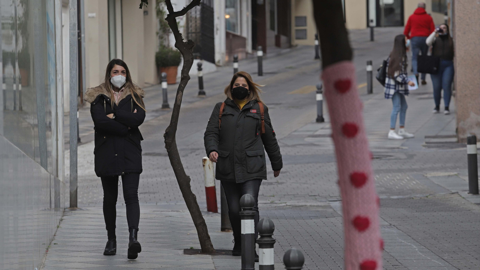 Una calle del centro de Algeciras.