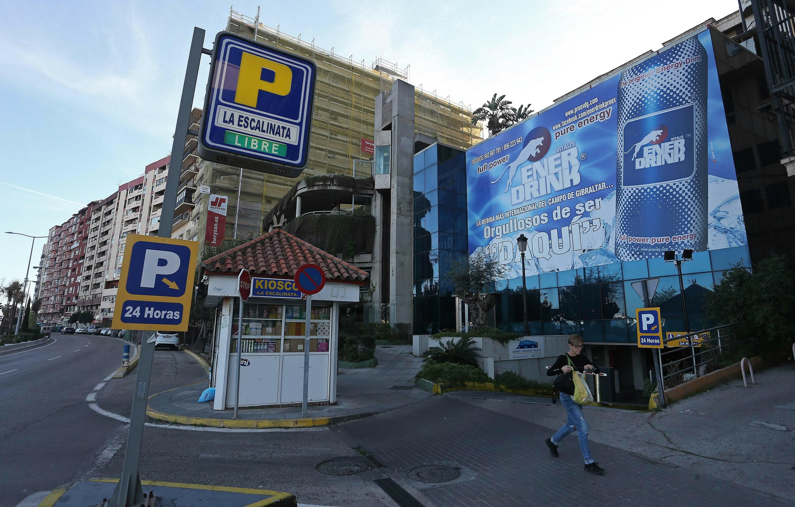 Parking La Escalinata, en la avenida Virgen del Carmen de Algeciras