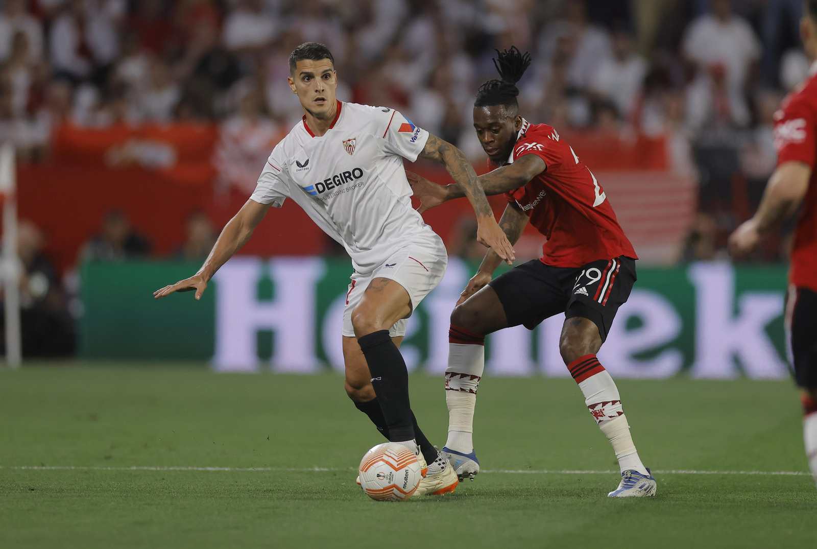 Las fotos del Sevilla-Manchester