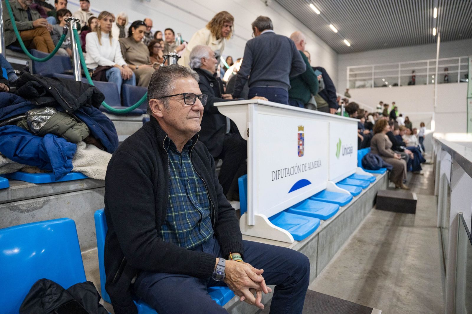 Las imágenes del partido entre Unicaja Costa de Almería y Pamesa Teruel de Superliga de voleibol